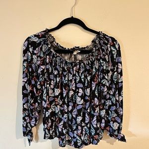Free People 3/4 Sleeve Top